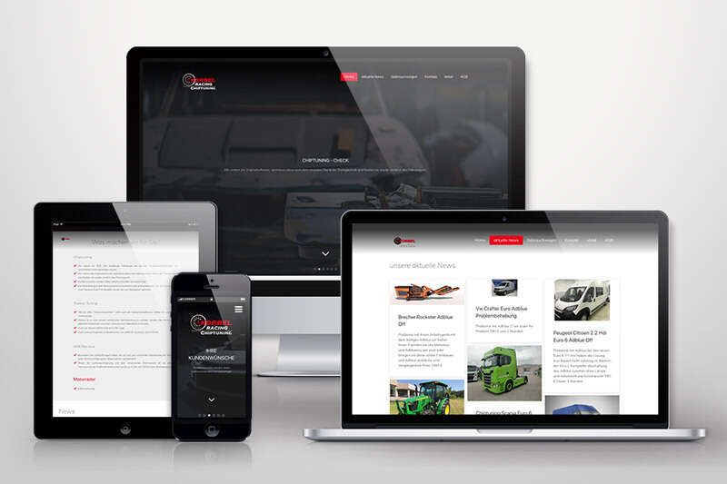 Responsive Webdesign Korbel Chiptuning Werbeagentur Auer Tirol